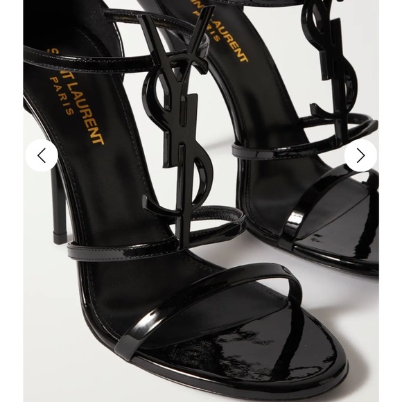 YSL CASSANDRA LOGO HEELS - Picture 2 of 3